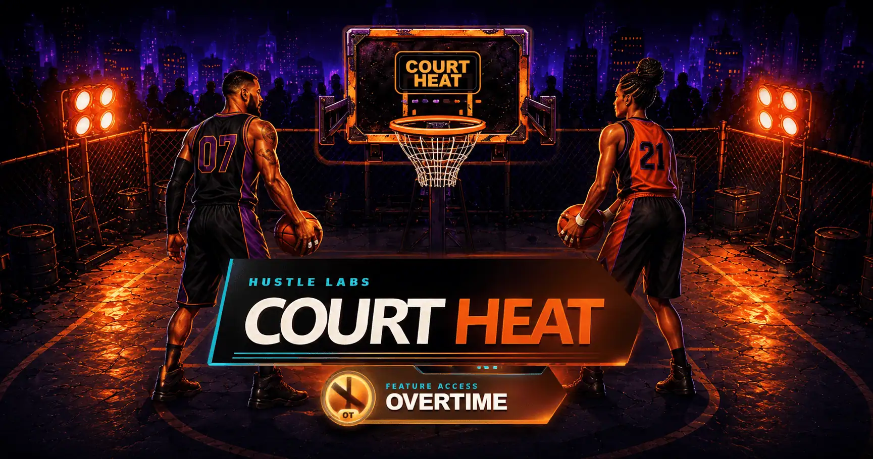 Court Heat Slot Demo by Hustle Labs slot cover image
