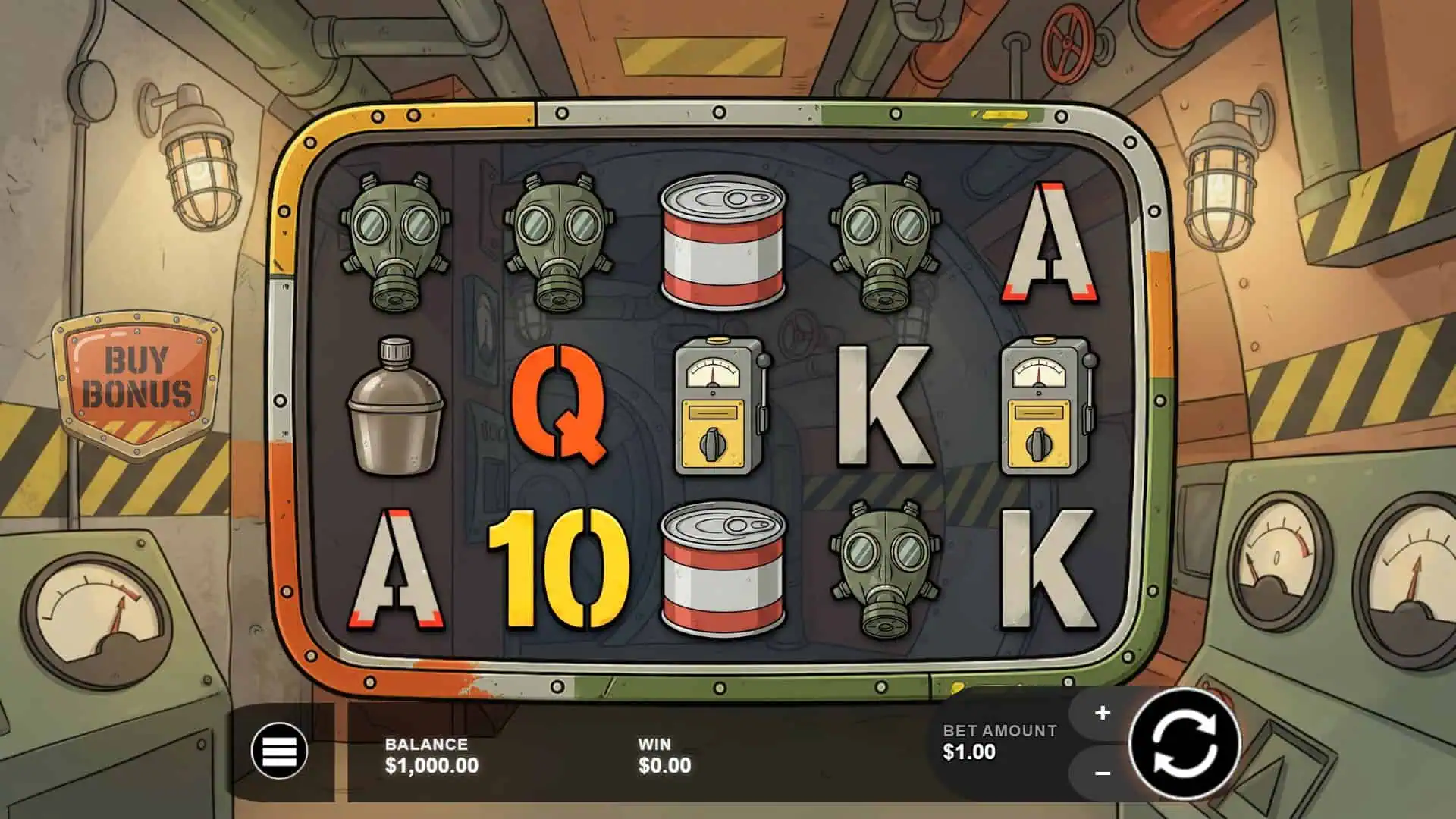 Big Bunker Bounty slot gameplay reels
