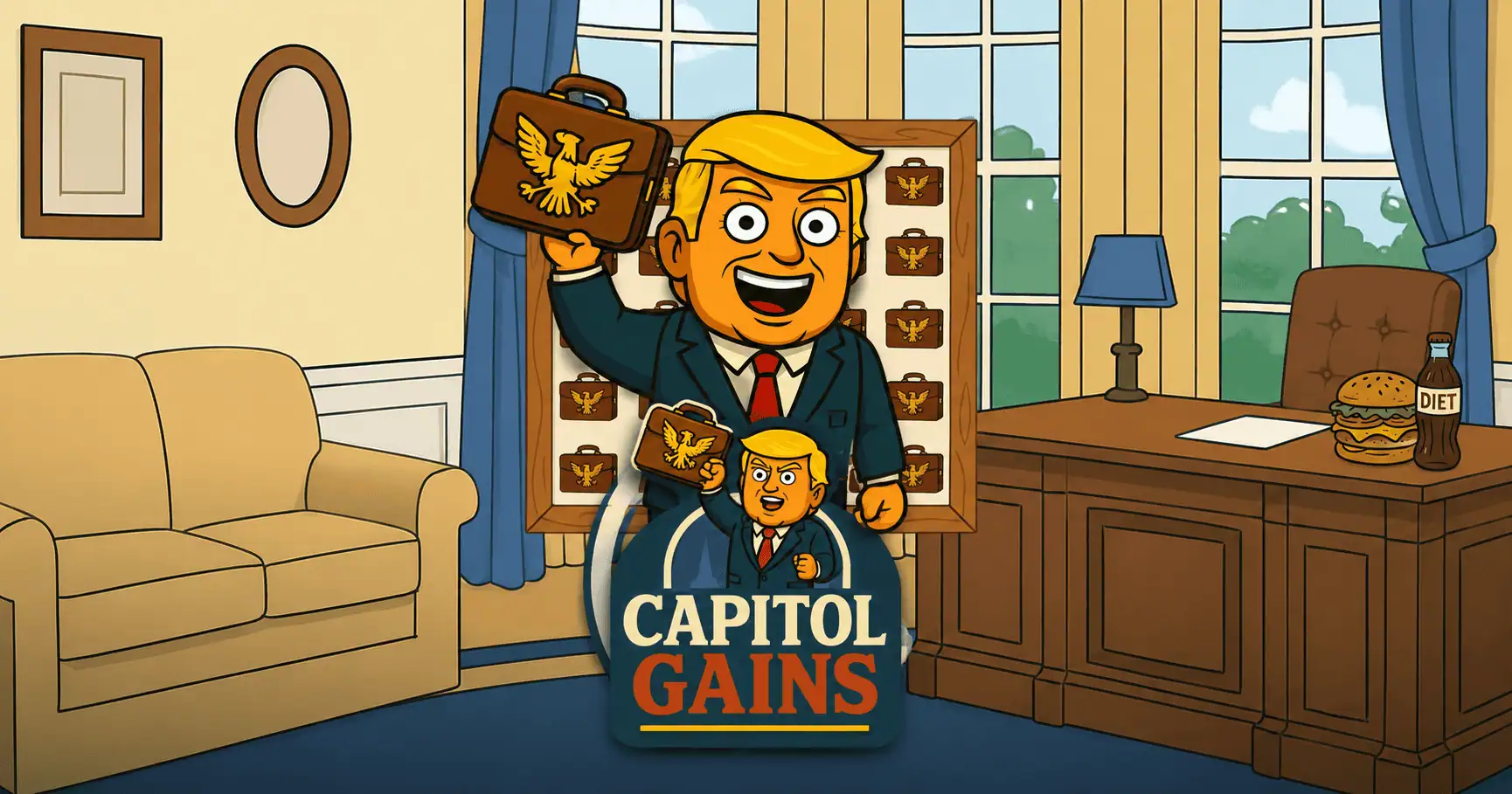 Capitol Gains Slot Demo by Instant Games slot cover image