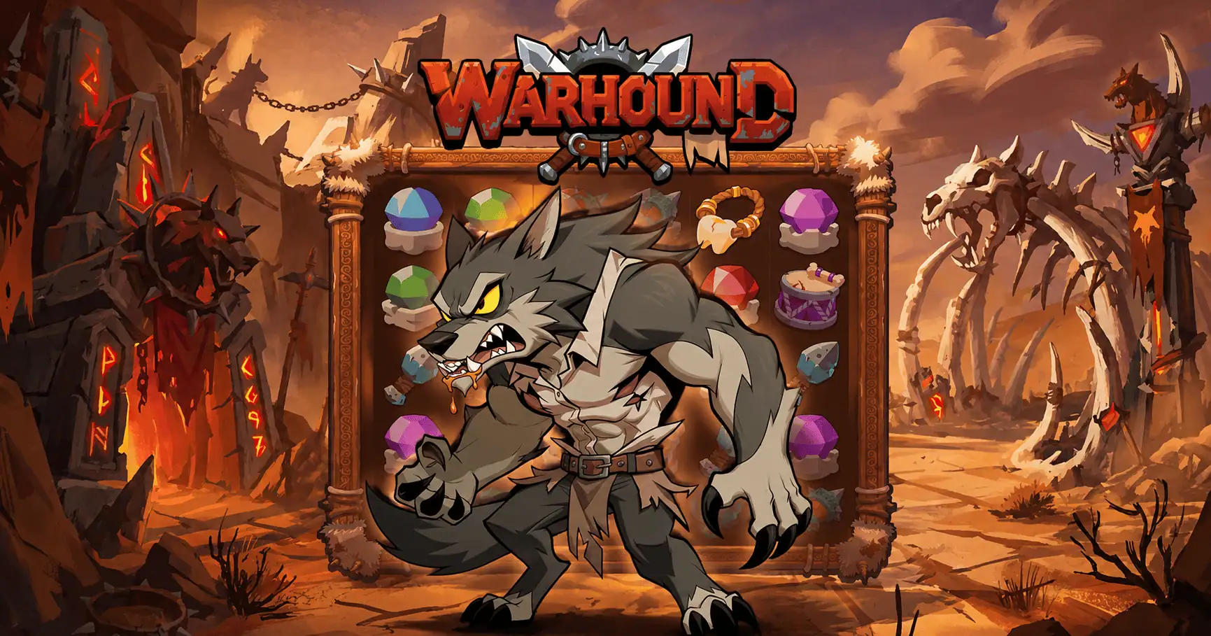 Warhound Cluster Pays Slot Demo by Inverse Gaming slot cover image