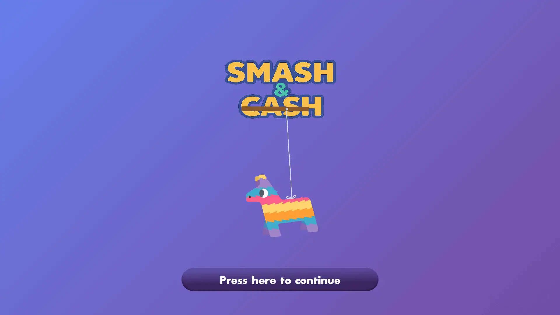 Smash & Cash slot intro screen