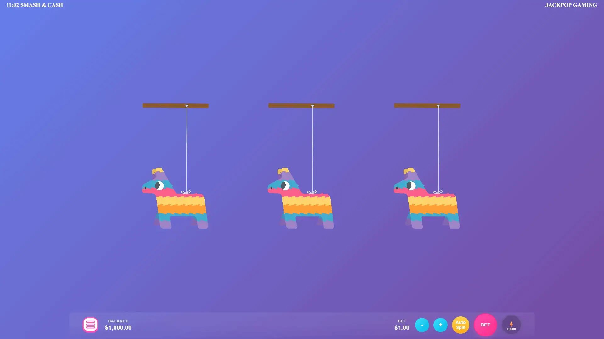 Smash & Cash slot gameplay reels
