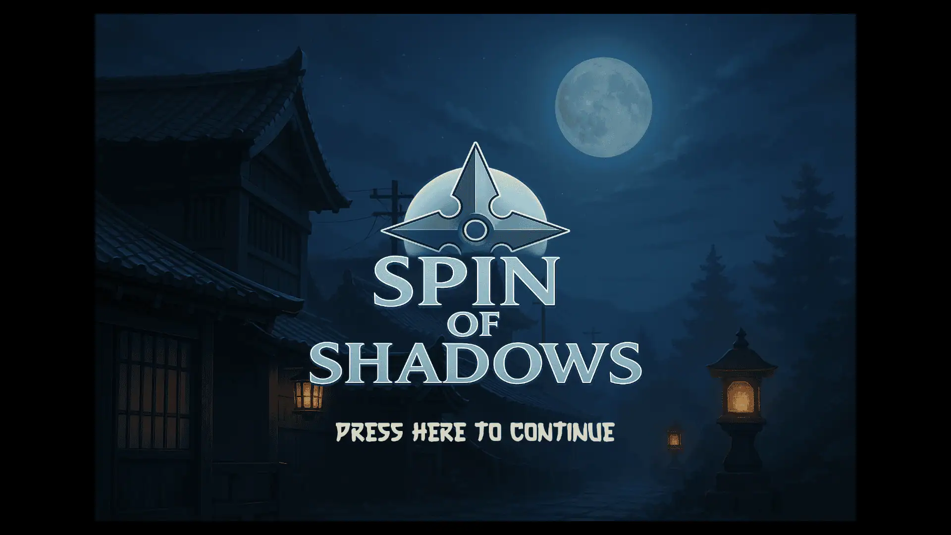 Spin Of Shadows slot intro screen