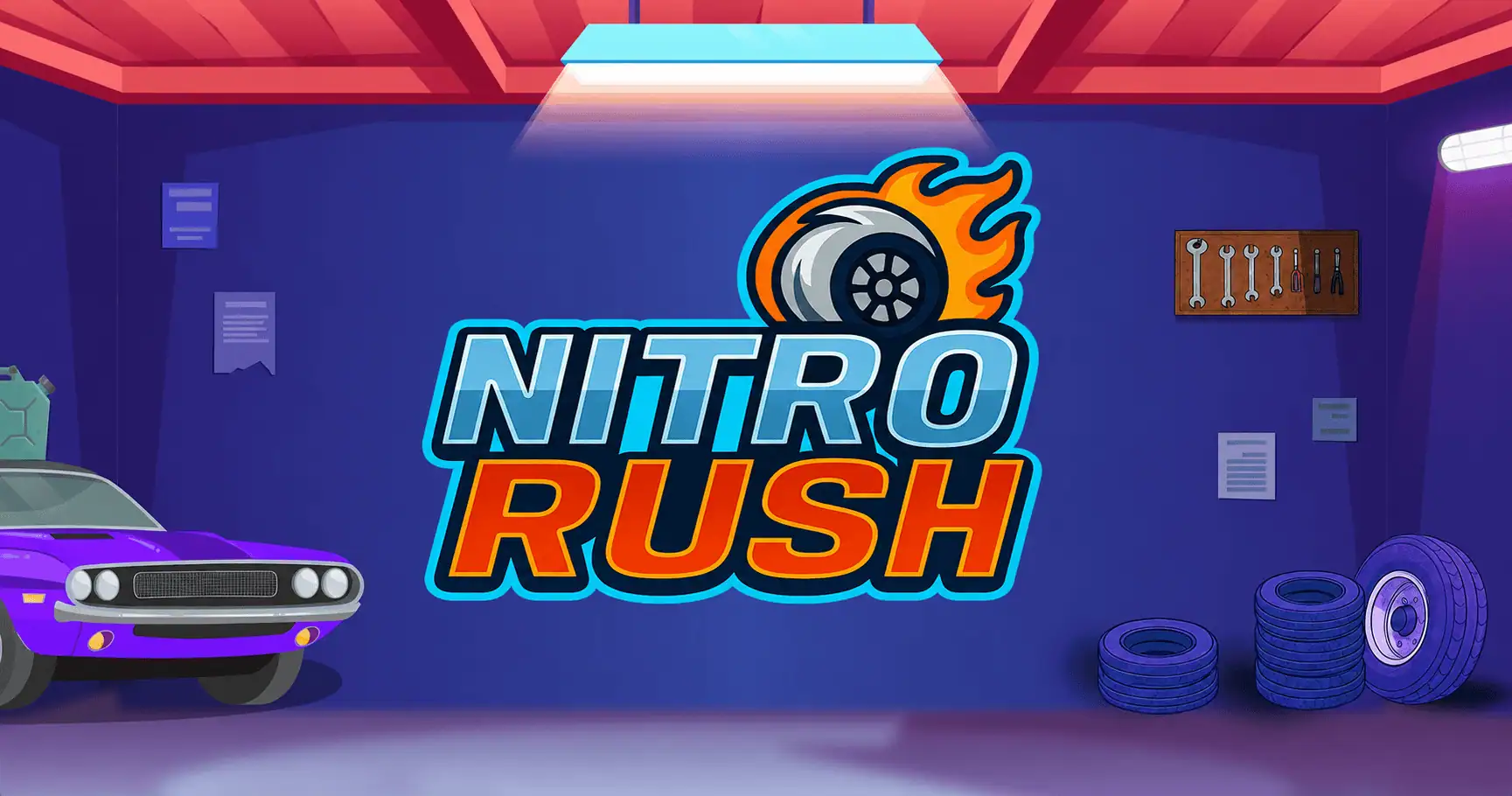 Nitro Rush Slot Demo by Jackpop Gaming slot cover image