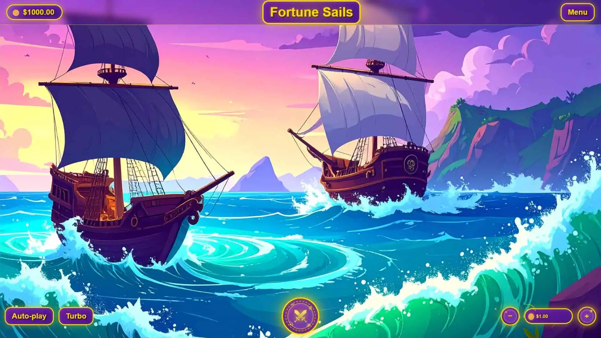 Fortune Sails slot gameplay reels