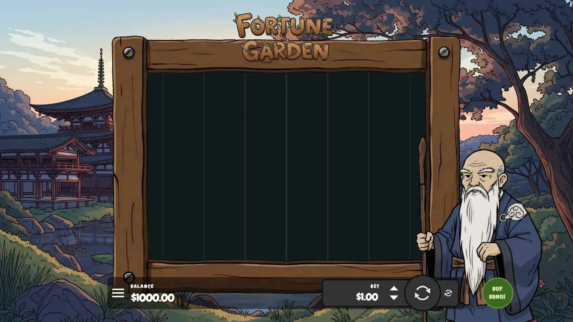 Fortune Garden slot gameplay reels