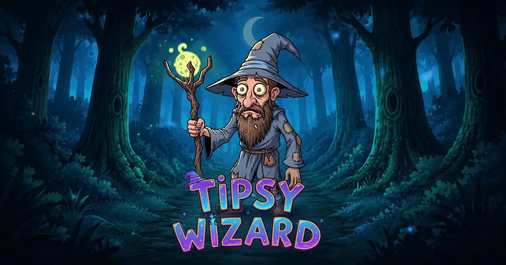 Tipsy Wizard Slot Demo by Jojo Studio slot cover image
