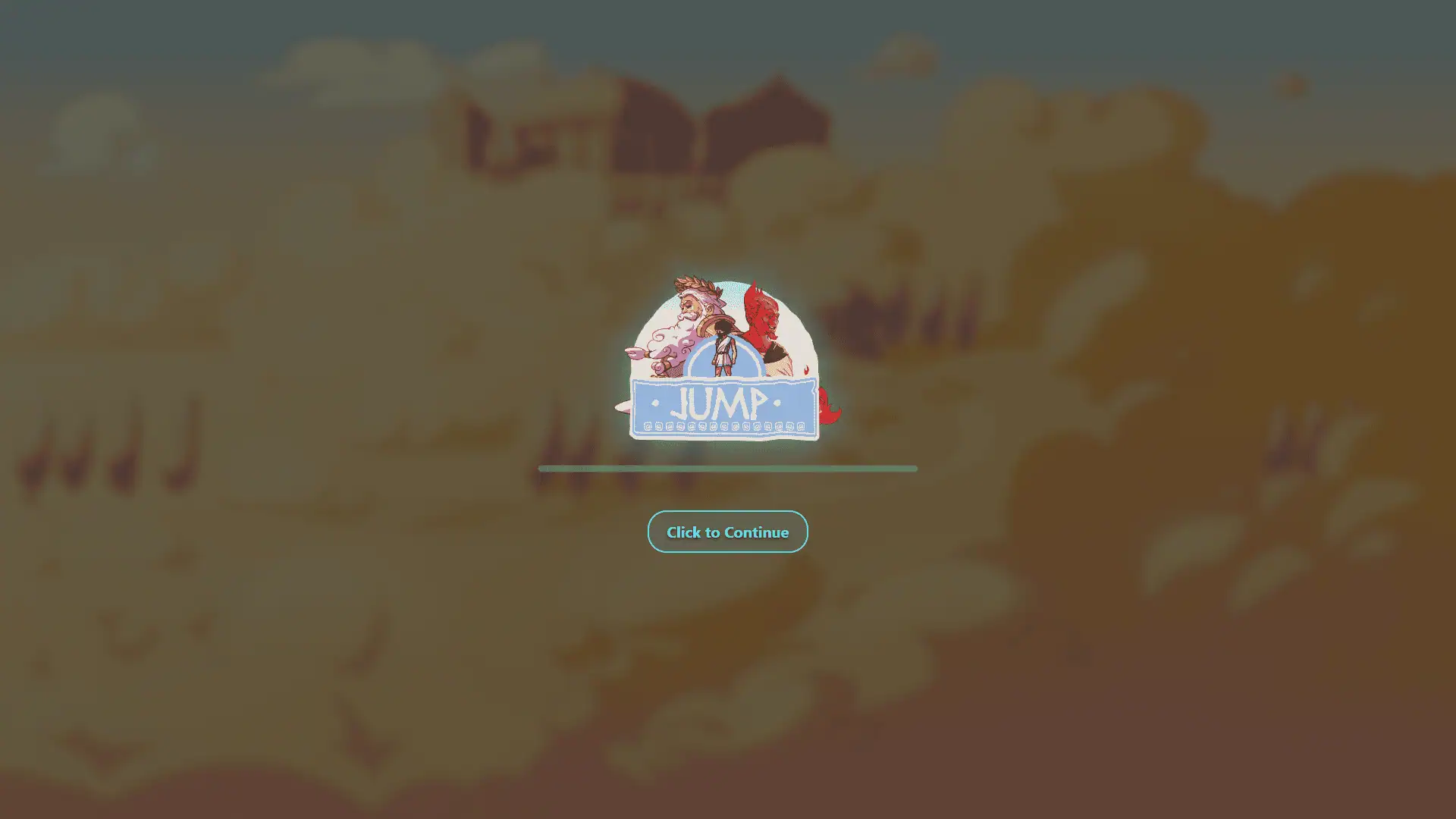 Jump slot intro screen