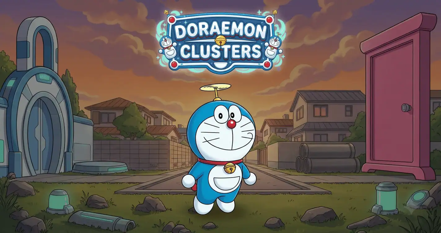 Doraemon Clusters Slot Demo by Kartoon slot cover image