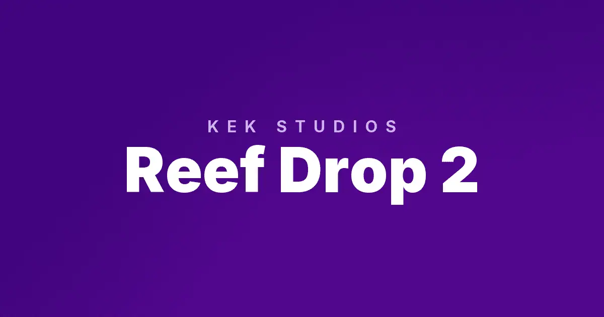 Reef Drop 2 Slot Demo by Kek Studios slot cover image
