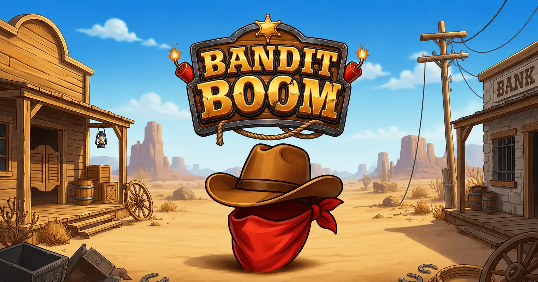 Bandit BOOM Slot Demo by Knockknock Games slot cover image