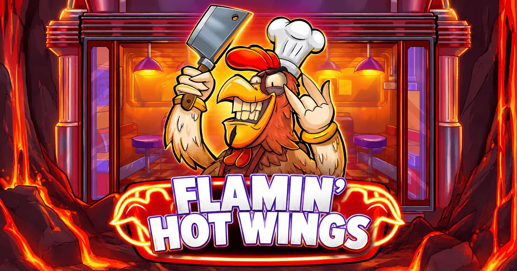 Flamin’ Hot Wings Slot Demo by Knucklehead Syndicate slot cover image