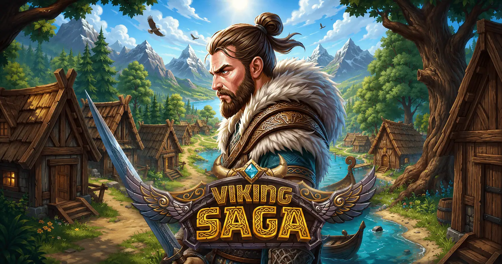 Viking Saga Slot Demo by Laser Pvp slot cover image