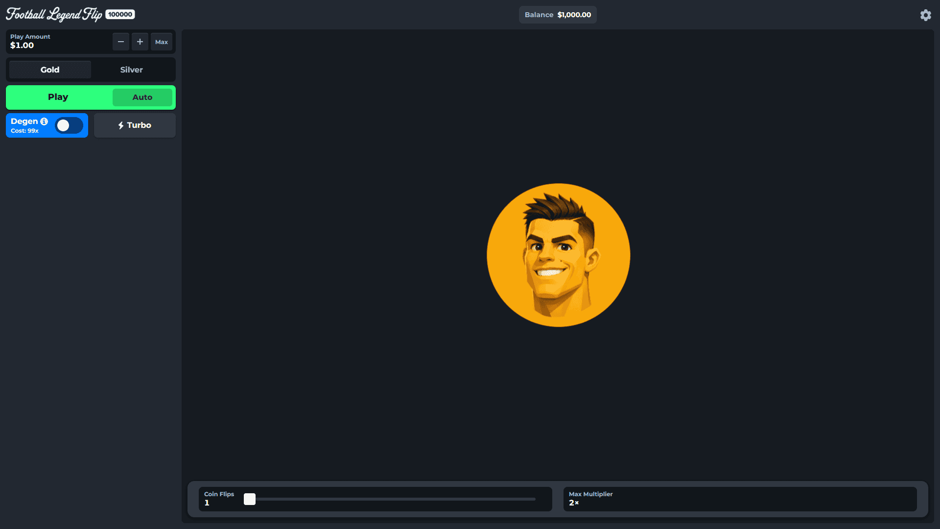 Football Legend Flip 100000 slot gameplay reels