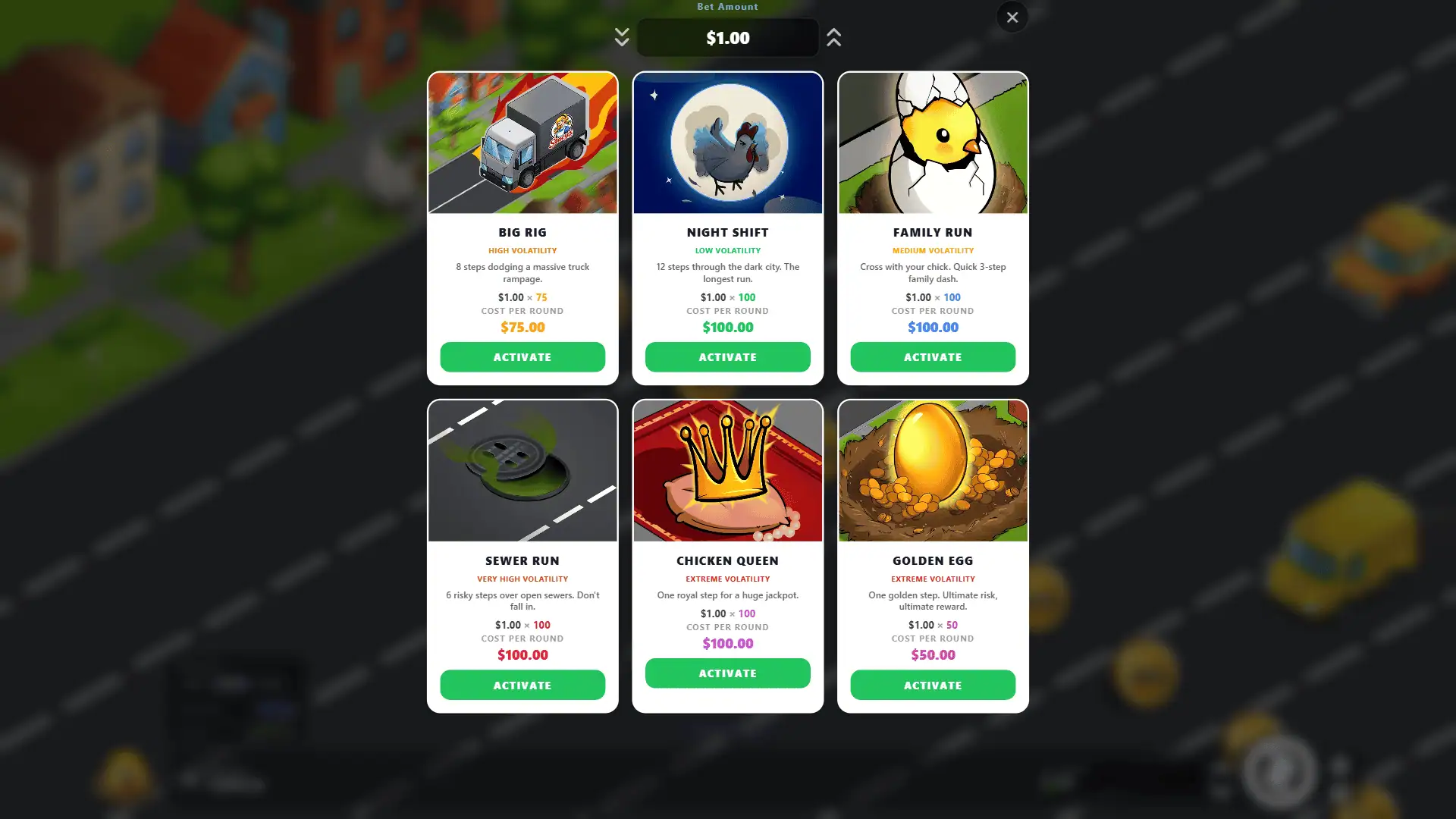 Chicken Go bonus buy menu