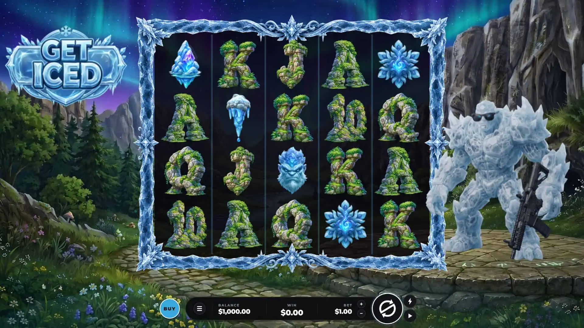 Get Iced slot gameplay reels
