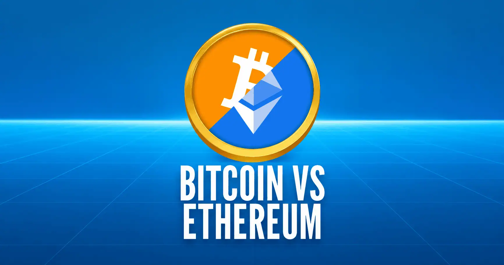Bitcoin VS Ethereum Slot Demo by Lucky City slot cover image