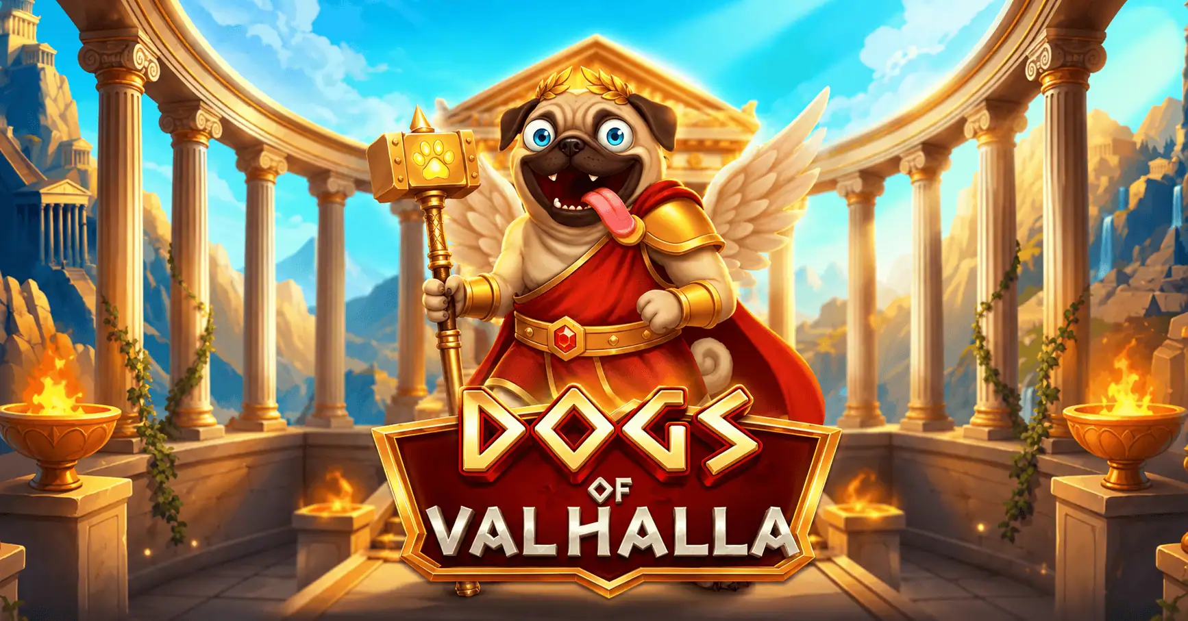 Dogs of Valhalla Slot Demo by Lucky Iron Games slot cover image