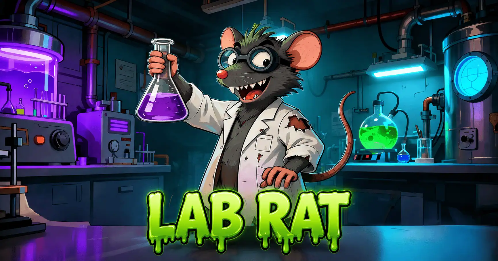 Lab Rat Slot Demo by Ludexa Interactive slot cover image