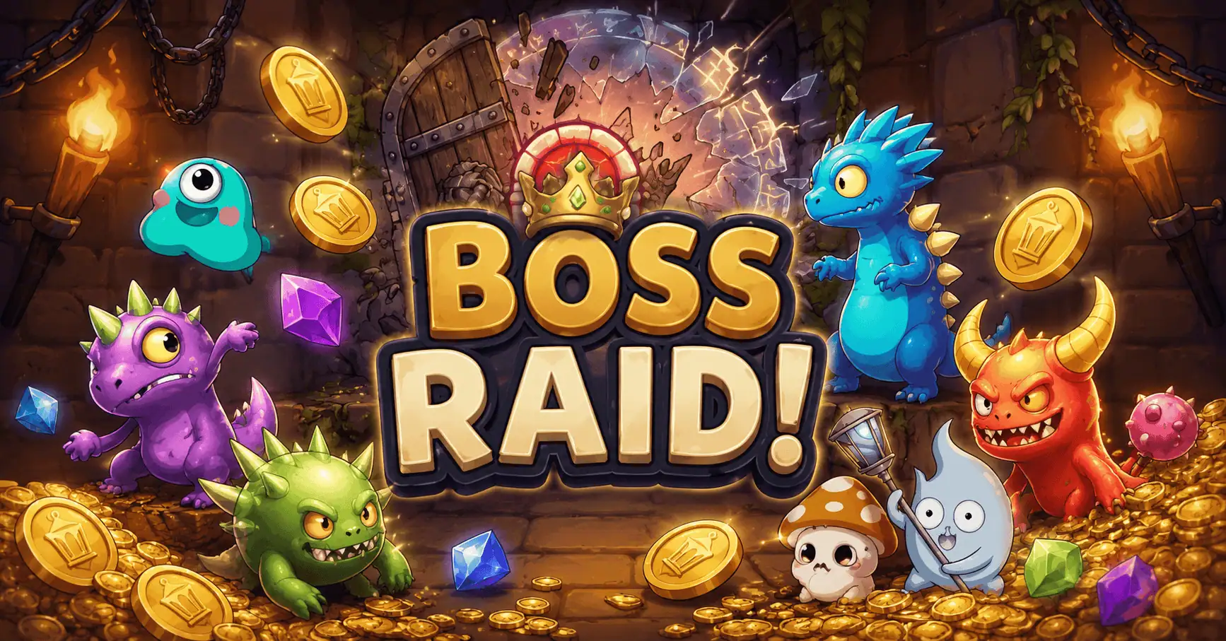 Boss Raid! Slot Demo by Luna Vault slot cover image