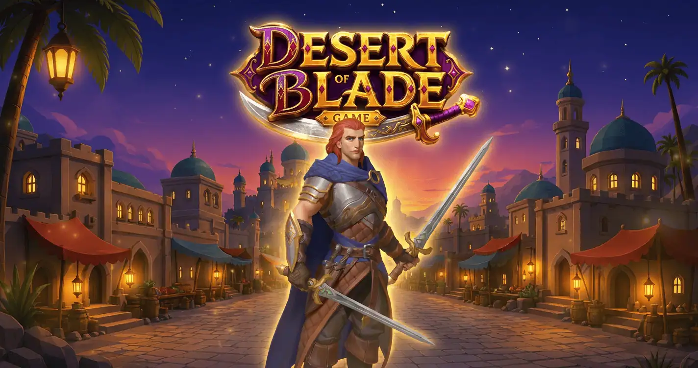 Desert Blade Slot Demo by Luxspin Games slot cover image