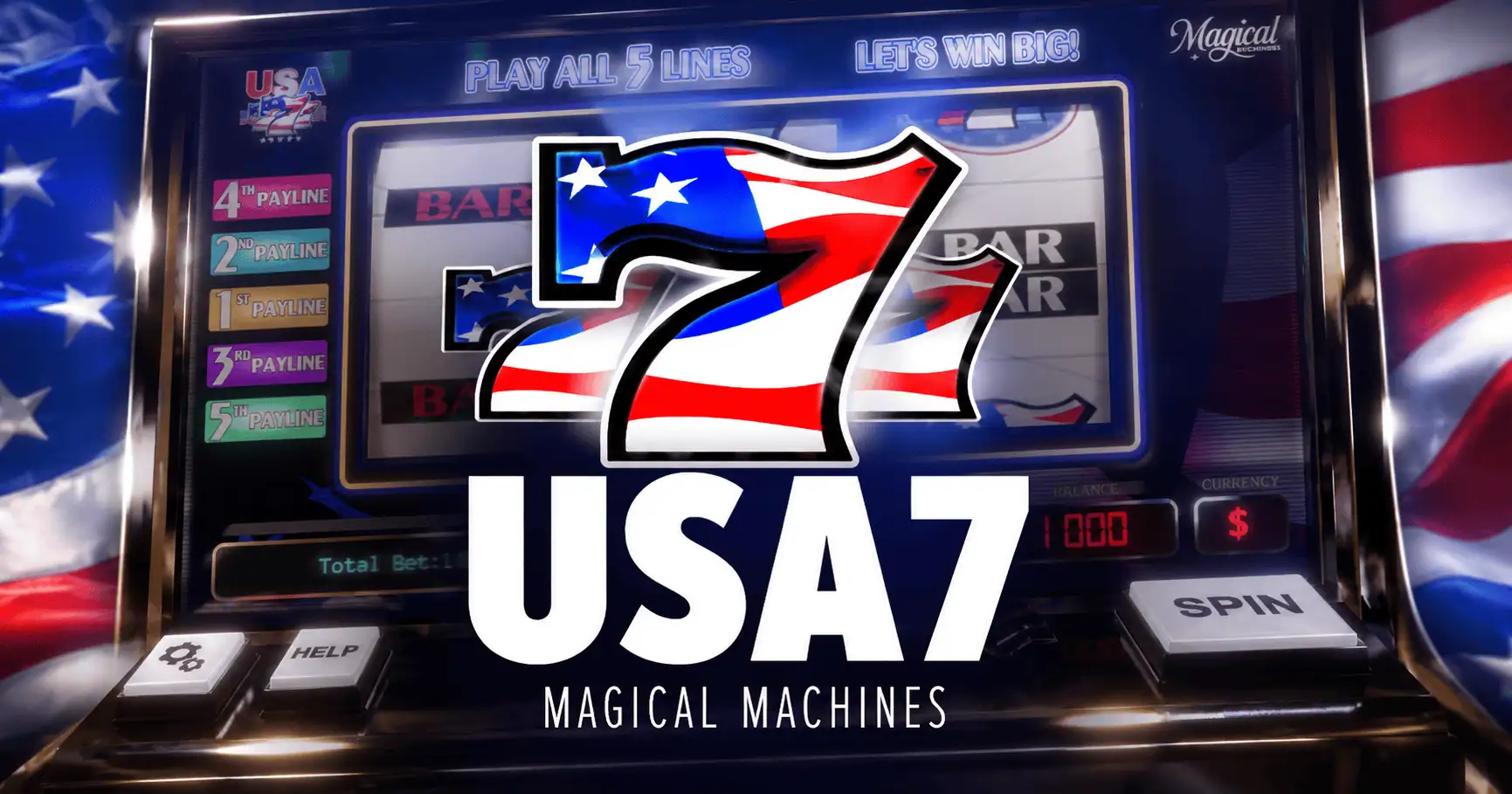 Usa7 Slot Demo by Magical Machines slot cover image