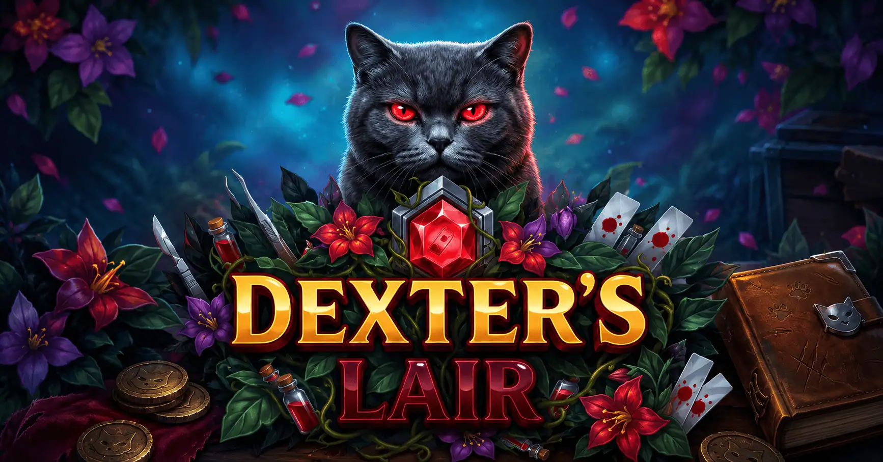 Dexters Lair Slot Demo by Maximus Gaming slot cover image