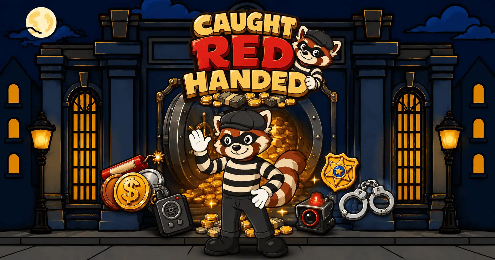 Caught Red Handed Slot Demo by Mental Machines slot cover image