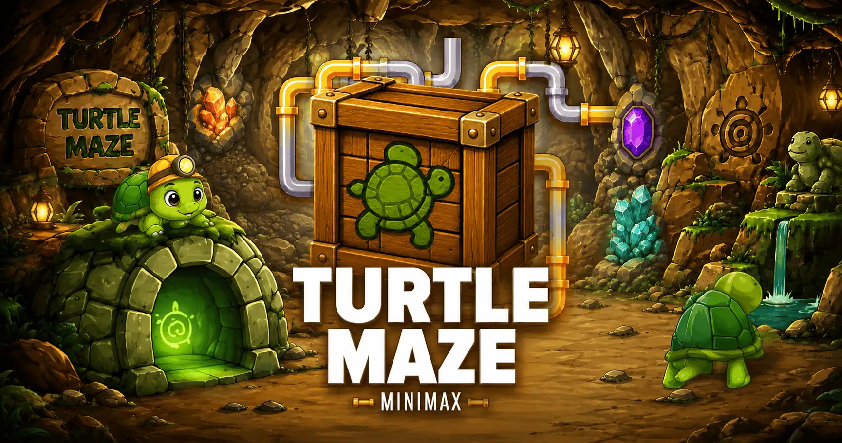 Turtle Maze Slot Demo by Minimax slot cover image