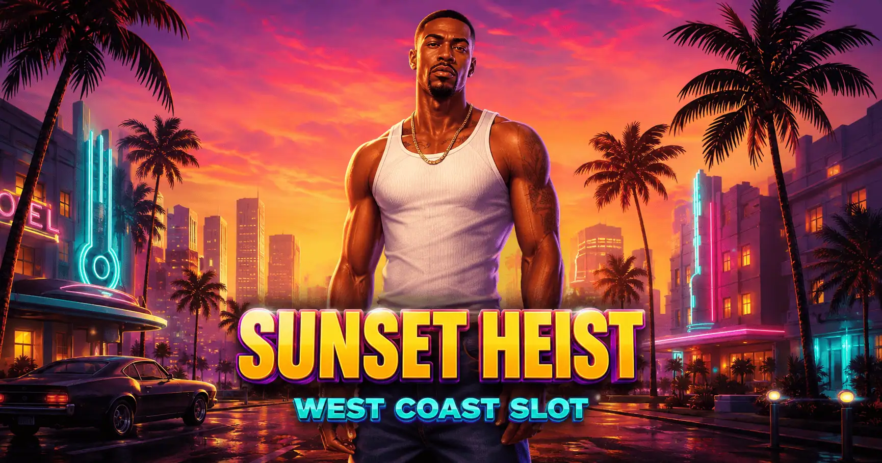 Sunset Heist Slot Demo by Molof slot cover image