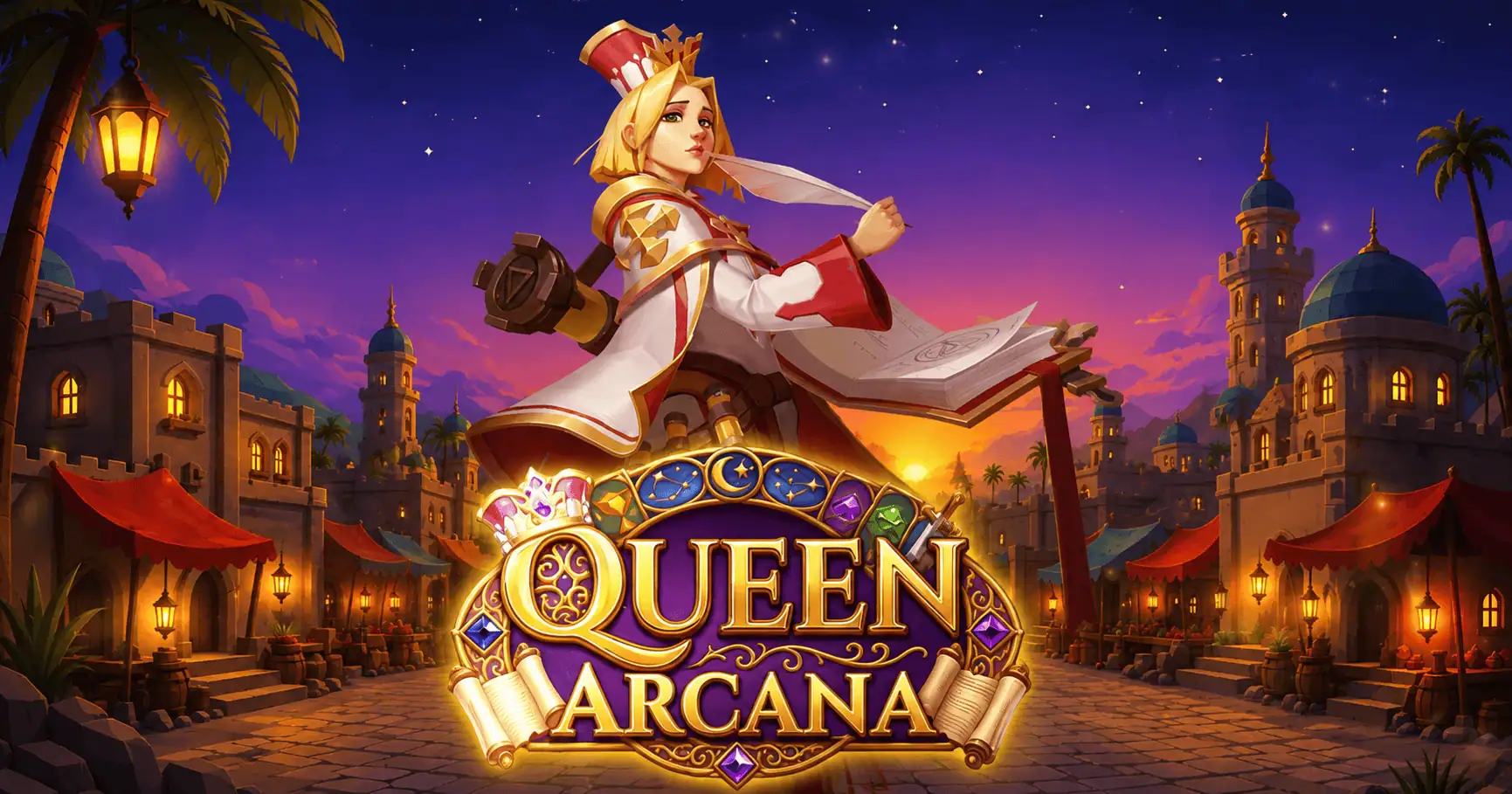 Queen Arcana Slot Demo by Mythrix Gaming slot cover image
