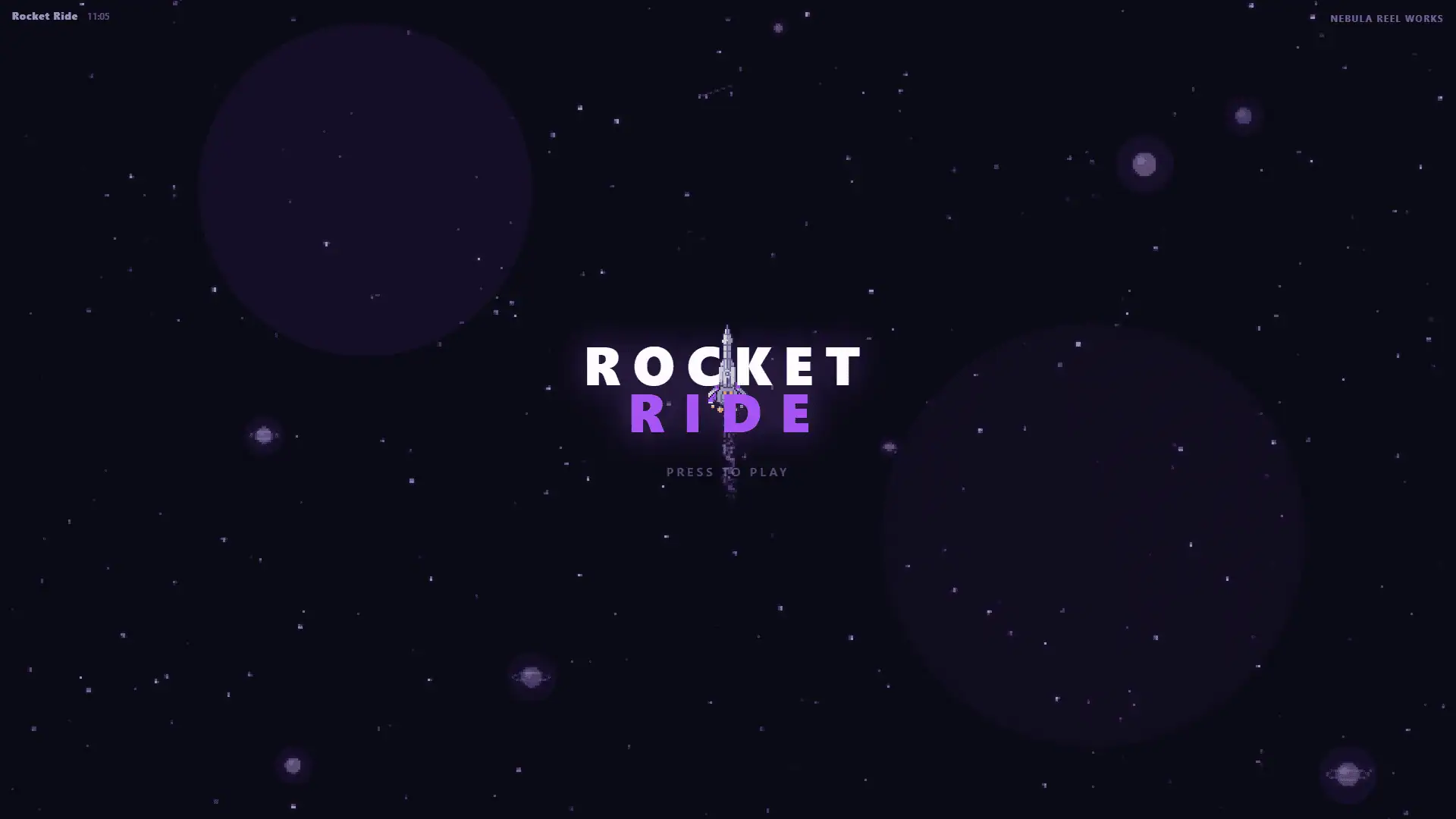 Rocket Ride slot intro screen