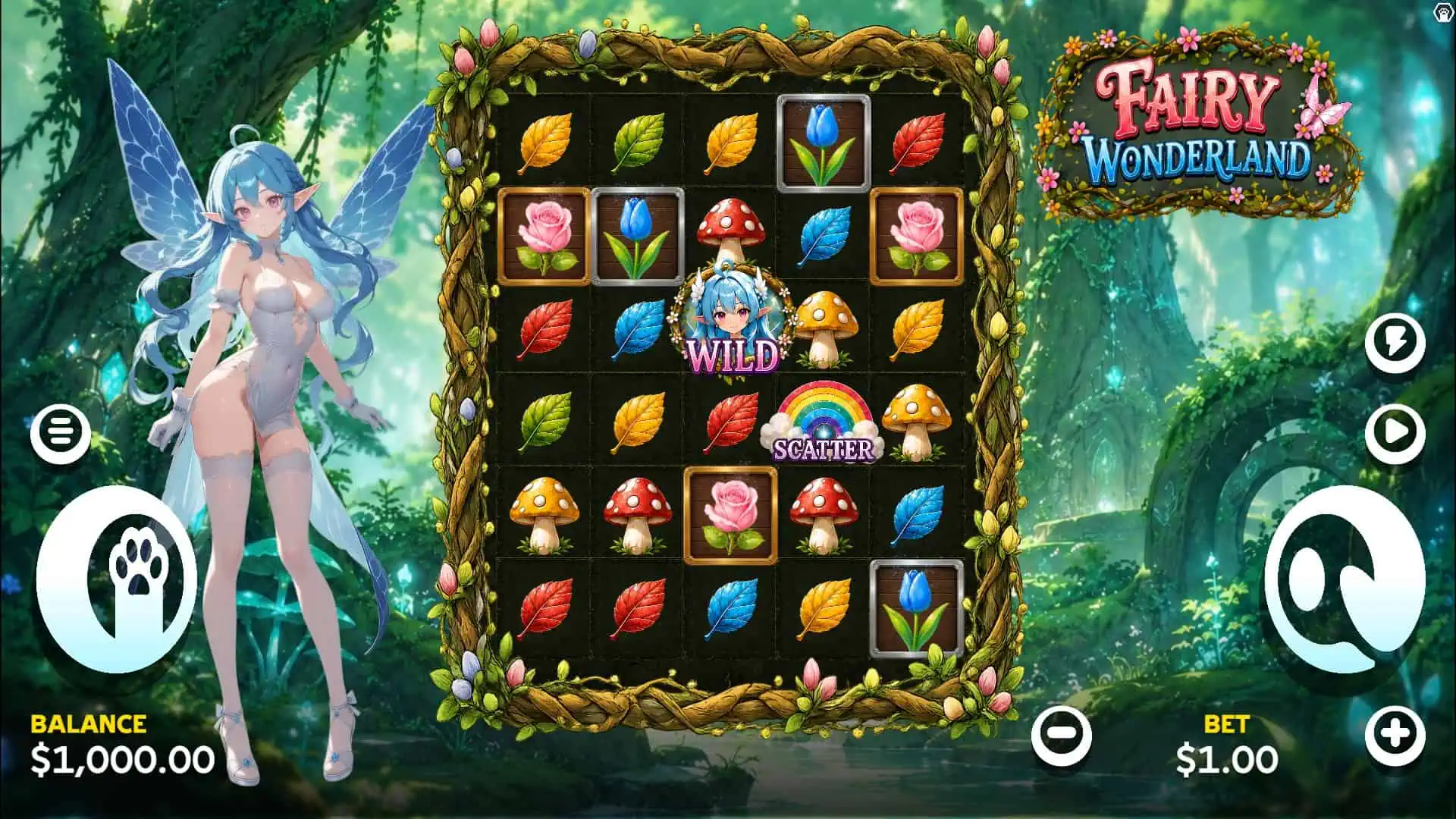 Fairy Wonderland slot gameplay reels