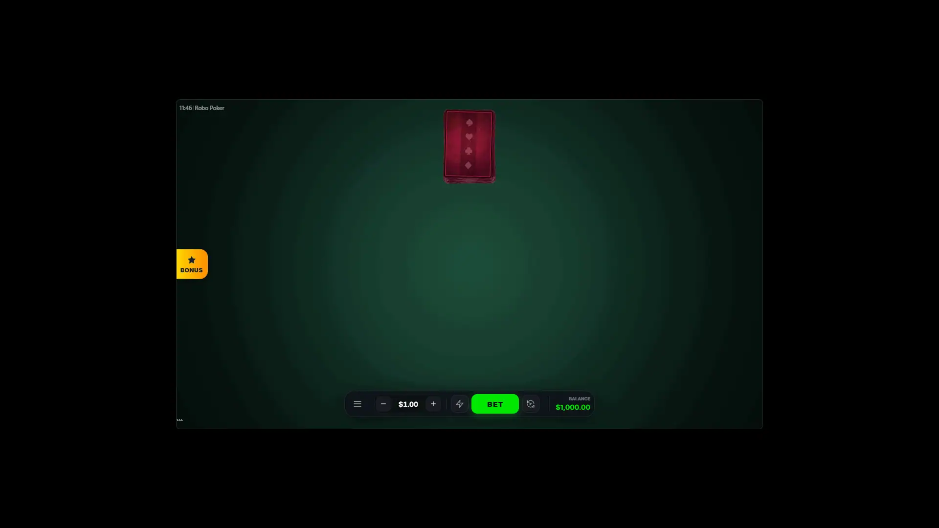 Robo Poker slot gameplay reels