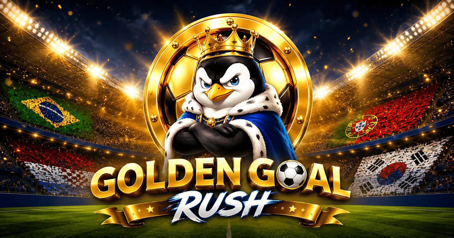 Golden Goal Rush Slot Demo by Noble Spin slot cover image