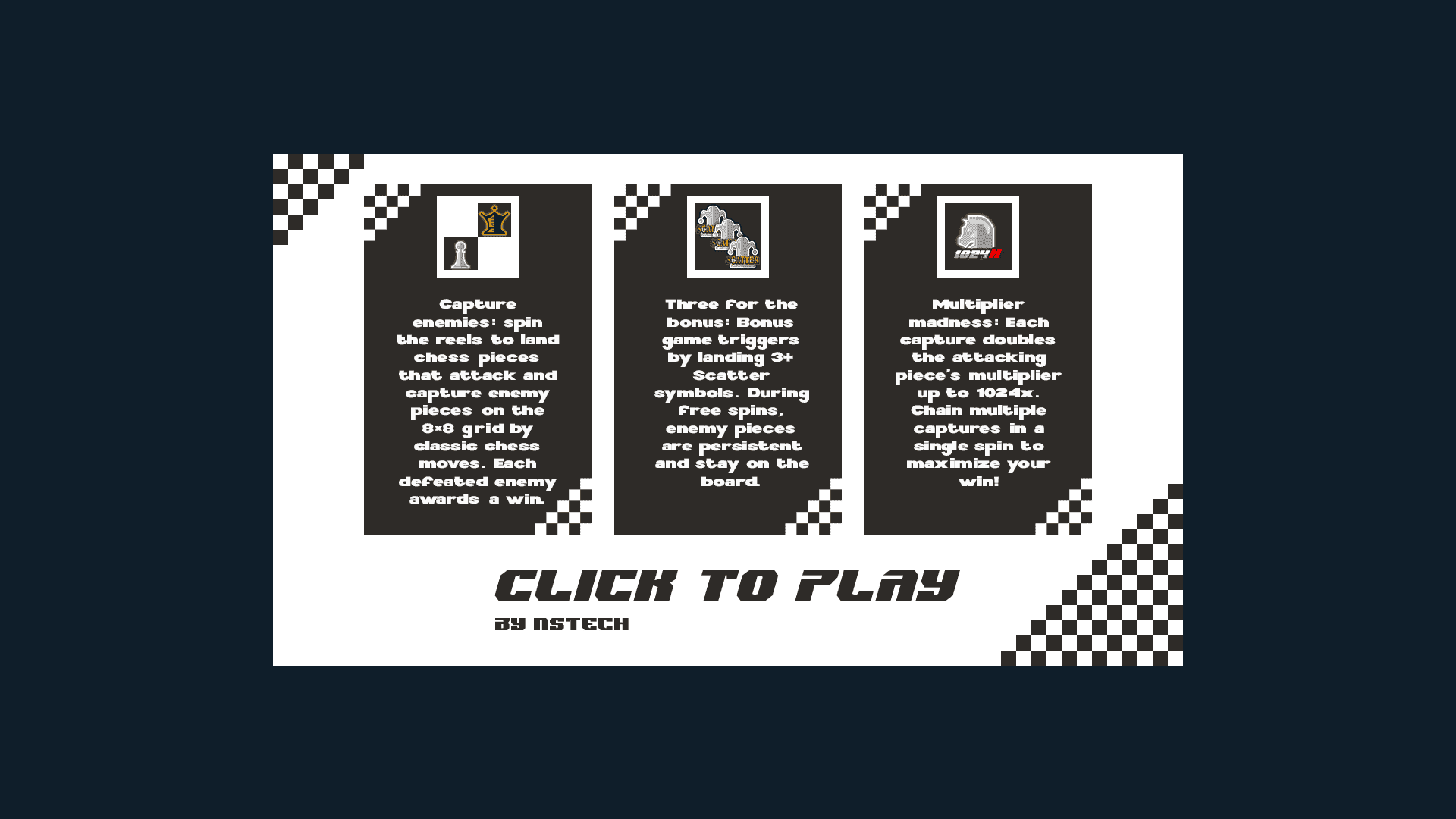 Chess slot intro screen