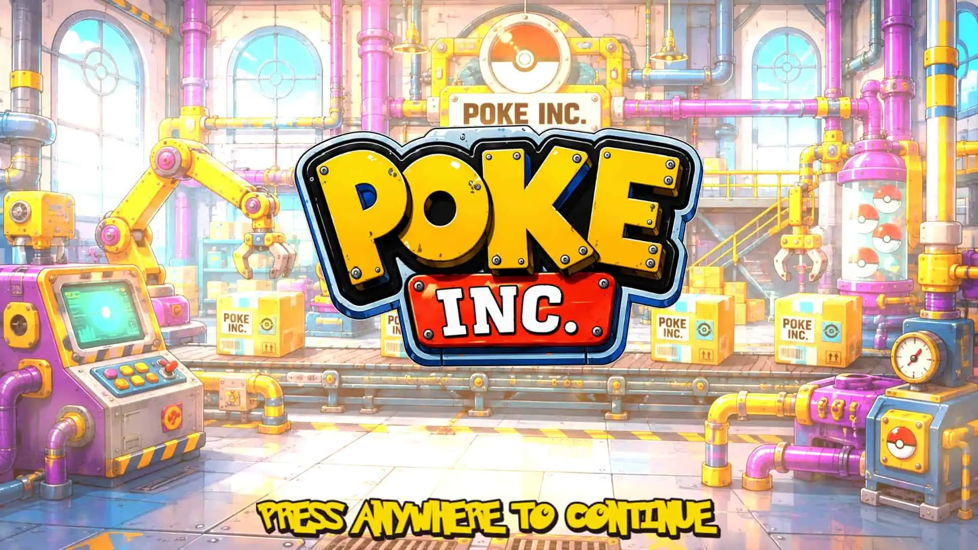 Poke Inc Bonus Buy slot intro screen