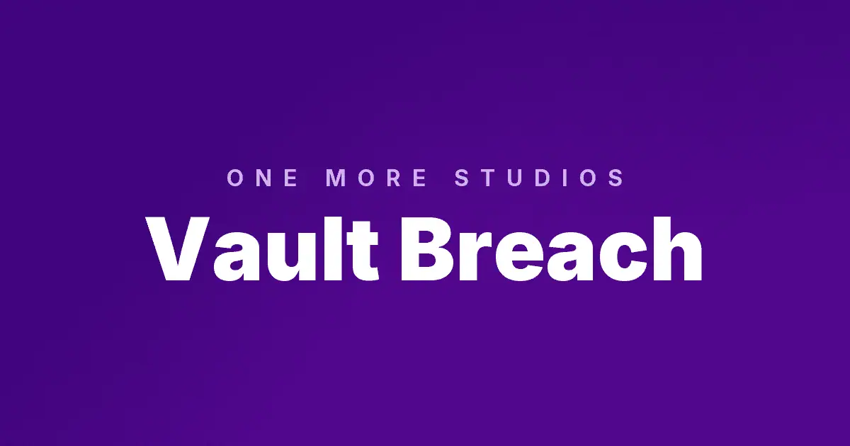Vault Breach slot cover image
