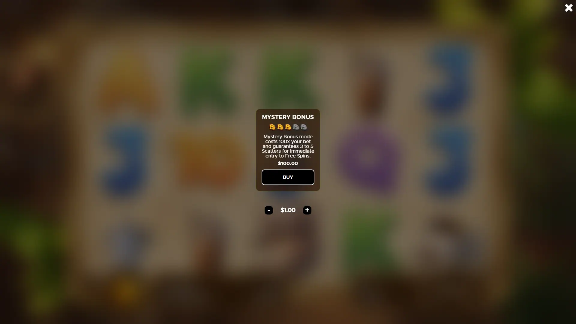 Roasted Coffee bonus buy menu
