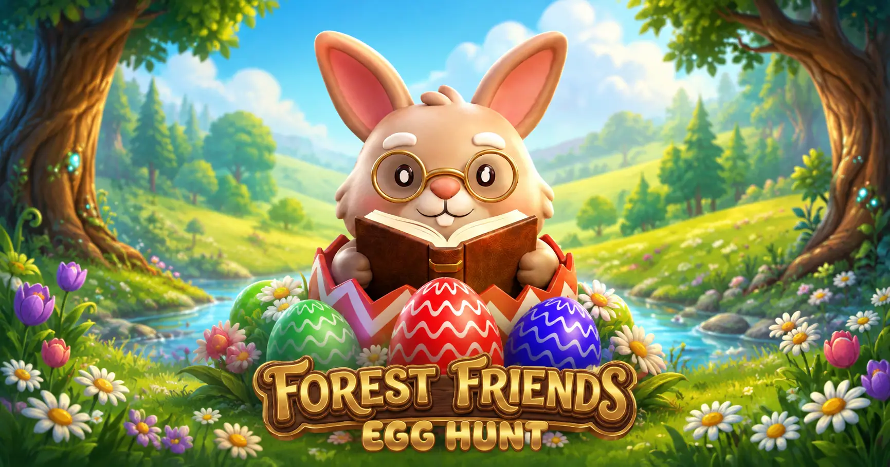 Forest Friends: Egg Hunt Slot Demo by Outworld Games slot cover image