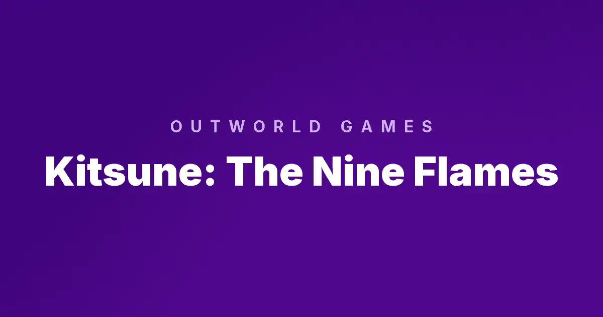 Kitsune: The Nine Flames Slot Demo by Outworld Games slot cover image