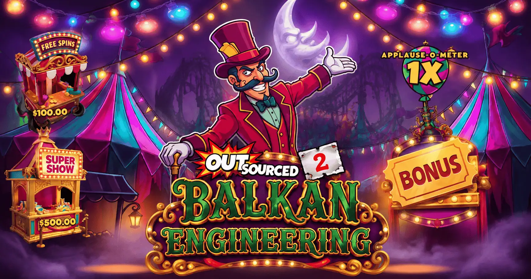 Cursed Carnival Slot Demo by Oz Studios slot cover image