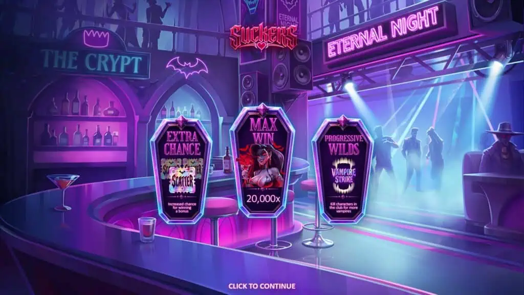 Partyhatplay suckers intro screen