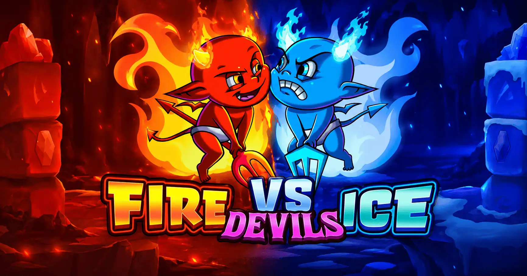 Fire vs Ice Devils Slot Demo by Pebble Games slot cover image