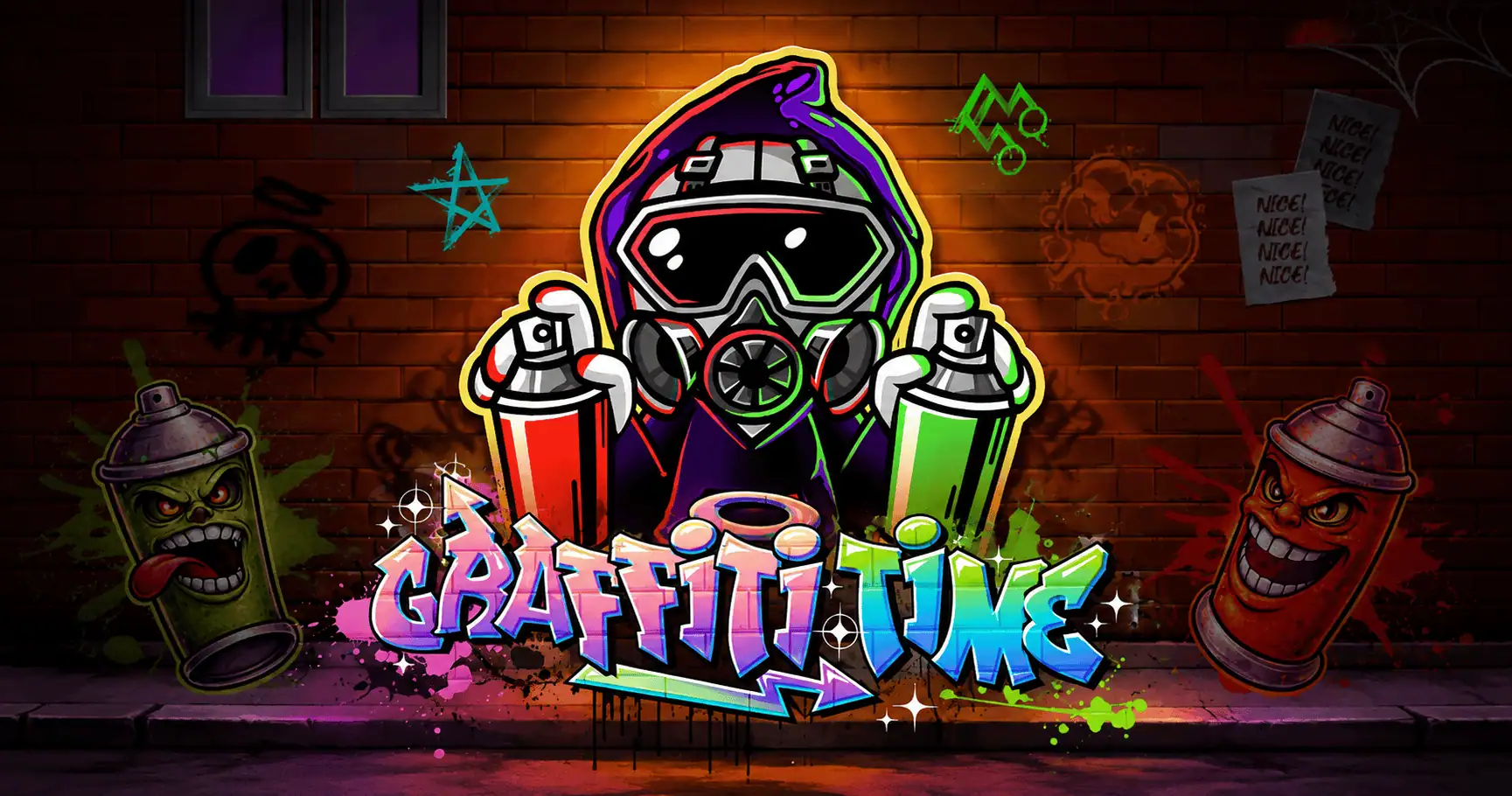 Graffiti Time Slot Demo by Pebble Games slot cover image