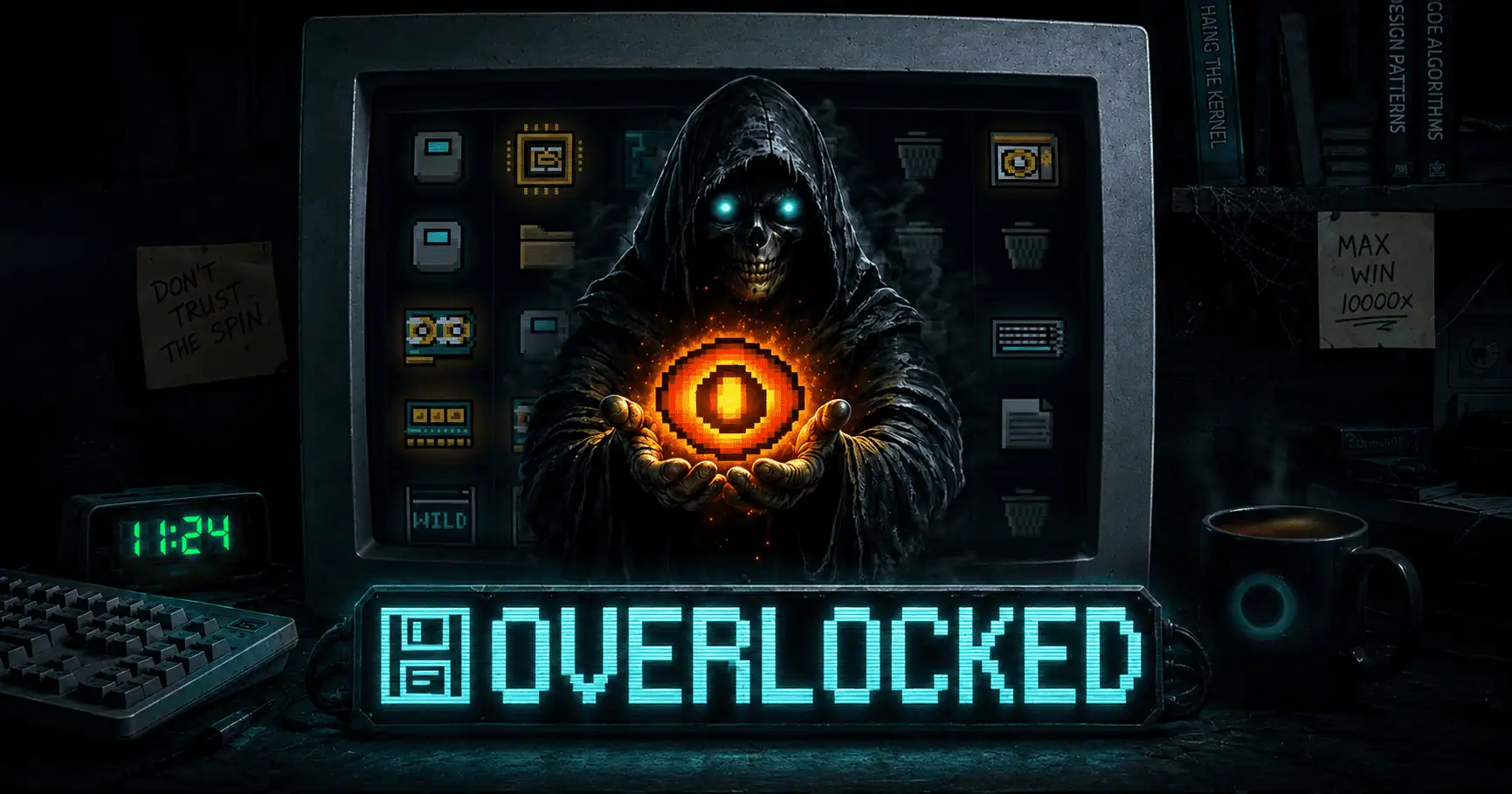 Overlocked Slot Demo by Perkele Studios slot cover image