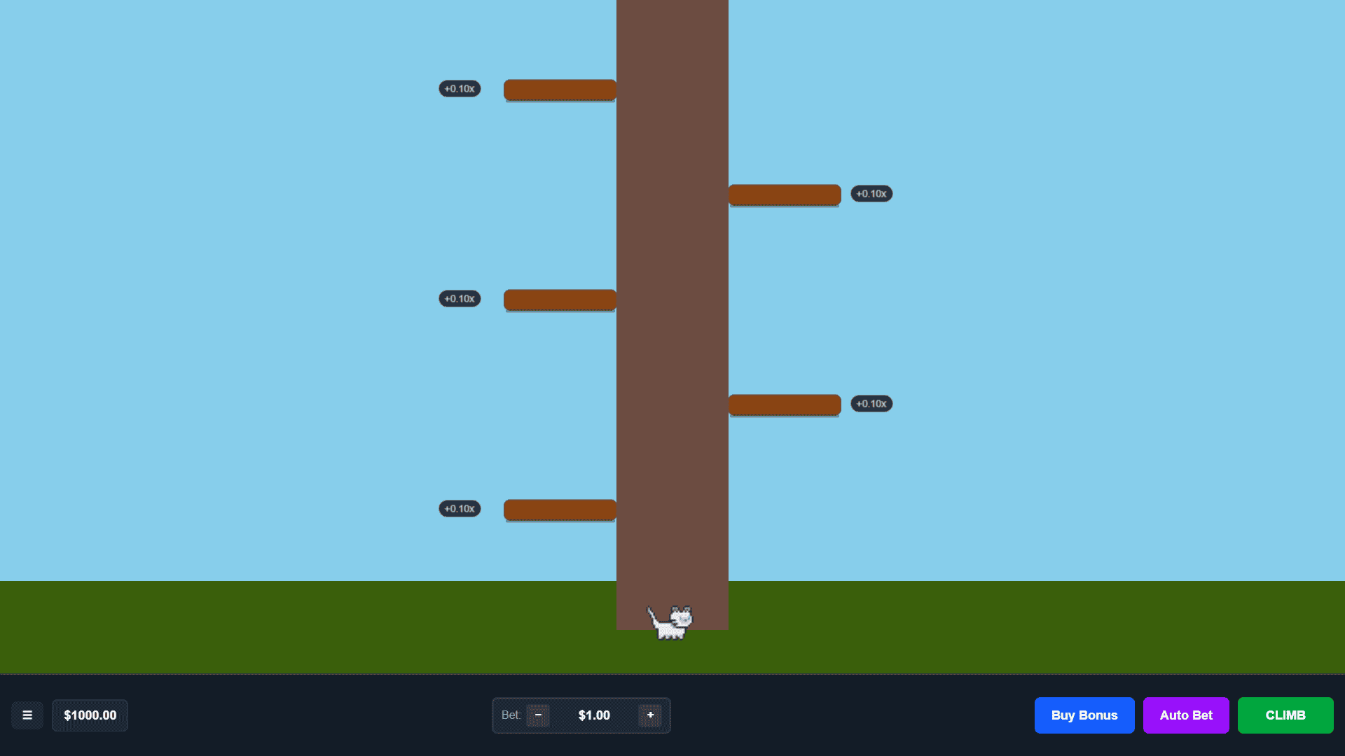 Neko Climber slot gameplay reels