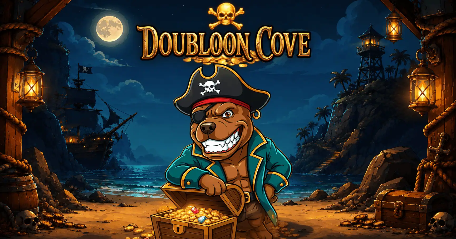 Doubloon Cove Slot Demo by Pitbull Gaming slot cover image