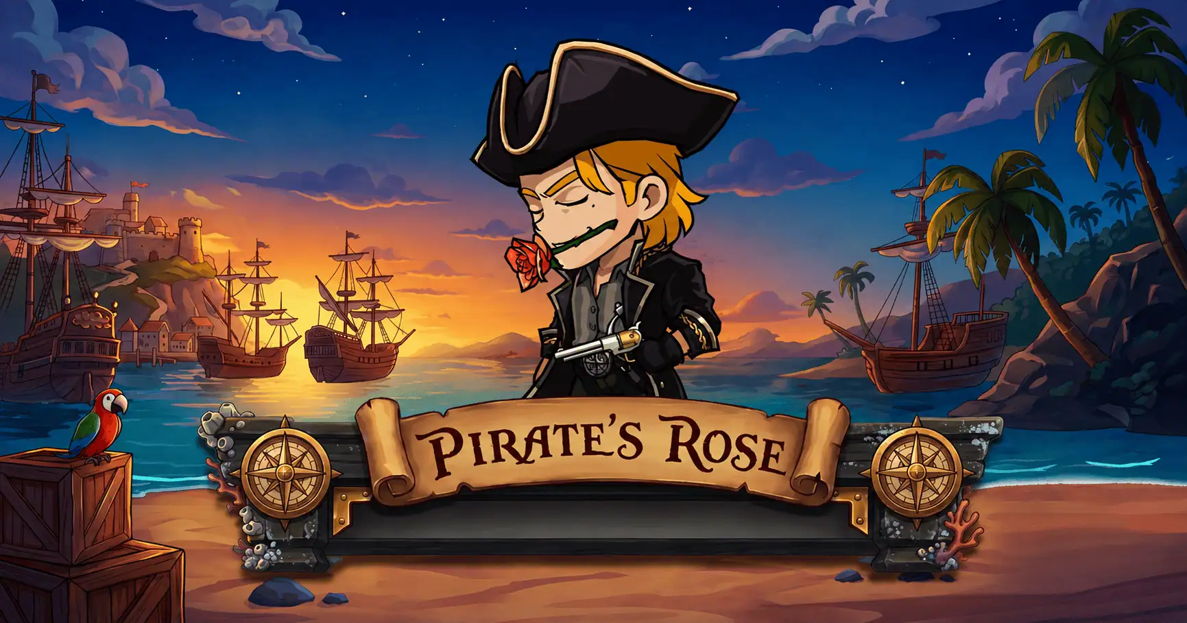 Pirates Rose Slot Demo by Pixelpanic slot cover image