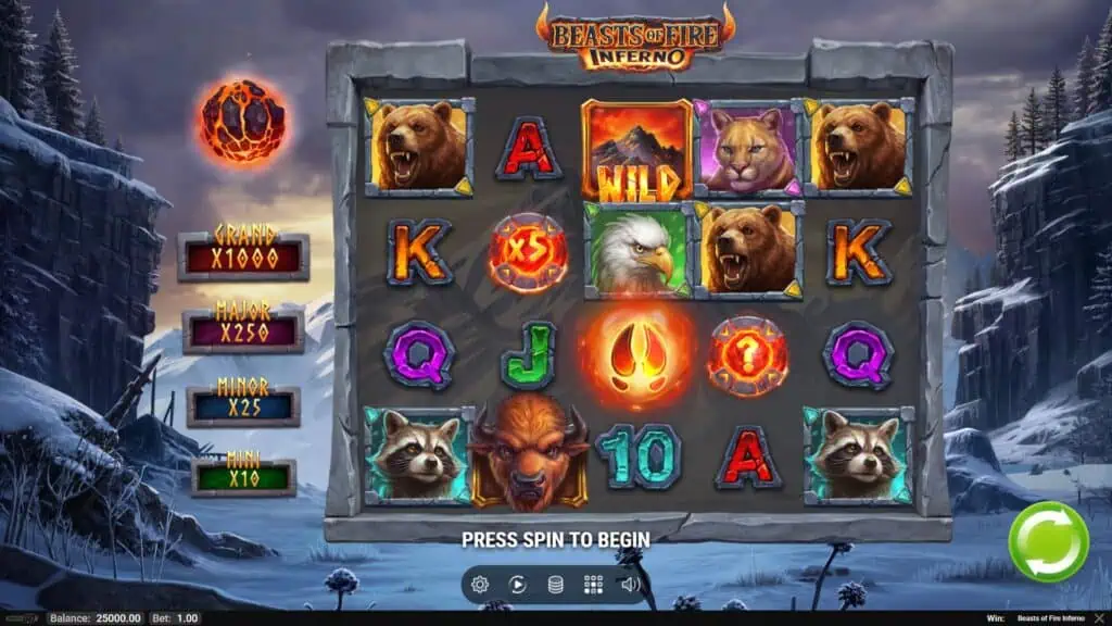 Playn go beasts of fire inferno game preview